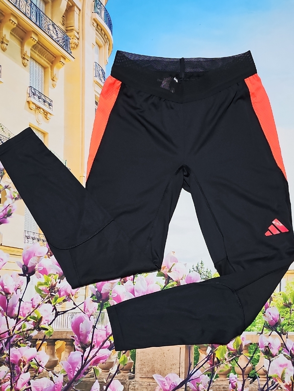 Adidas Aeroready Black and Red Pants Tiro Soccer Size Small